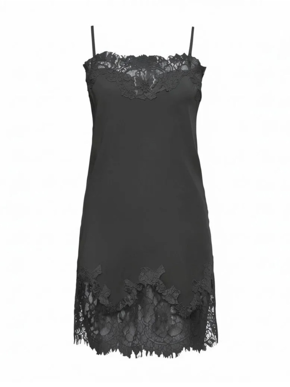 Gold Hawk Oewtwr Lace Silk Tunic Slip Dress $225MSRP NWT